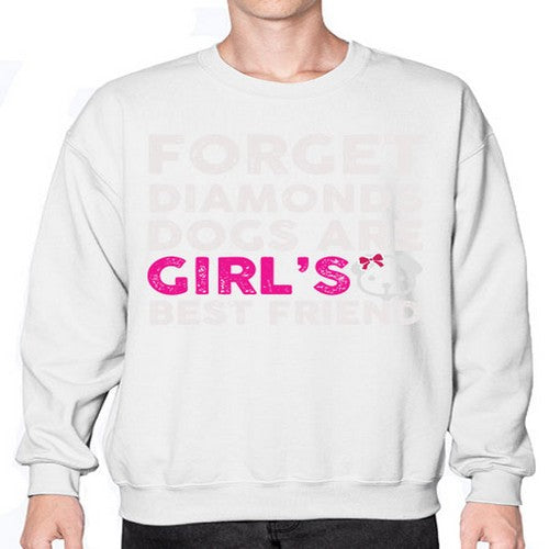 forget diamonds dogs 141# - dogs- Sweatshirt - Crew