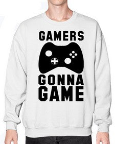 gamers gonna game 93# - video games- Sweatshirt - Crew