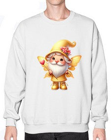 gnome with butterfly 05# - gnome- Sweatshirt - Crew