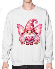 gnome with butterfly 08# - gnome- Sweatshirt - Crew