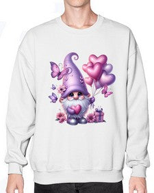 gnome with butterfly 19# - gnome- Sweatshirt - Crew