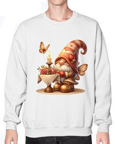 gnome with butterfly 21# - gnome- Sweatshirt - Crew