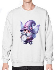 gnome with butterfly 23# - gnome- Sweatshirt - Crew