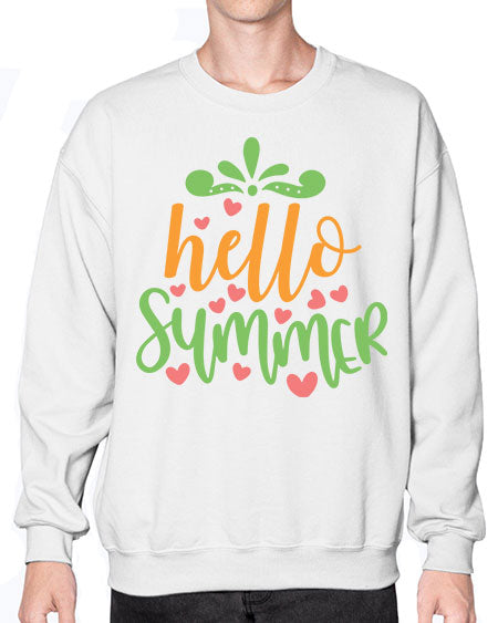 hello summer 98# - summer- Sweatshirt - Crew