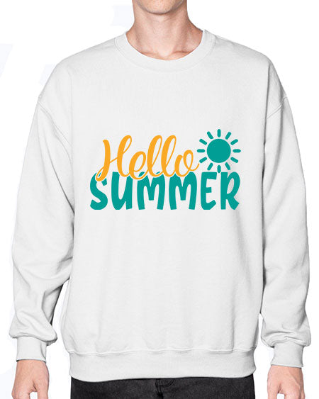 hello summer Style 98# - summer- Sweatshirt - Crew