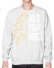 hold your horse Style 5# - horse- Sweatshirt - Crew