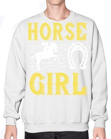horse girl Style 51# - horse- Sweatshirt - Crew