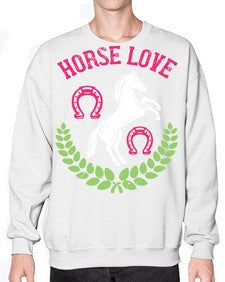 horse love Style 50# - horse- Sweatshirt - Crew