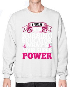 im a nursing educator Style 226# - nurse- Sweatshirt - Crew