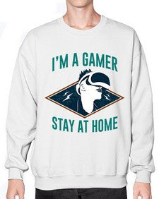 im gamer stay at home 119# - video games- Sweatshirt - Crew