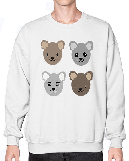 koala bears 167# - bears - animals- Sweatshirt - Crew