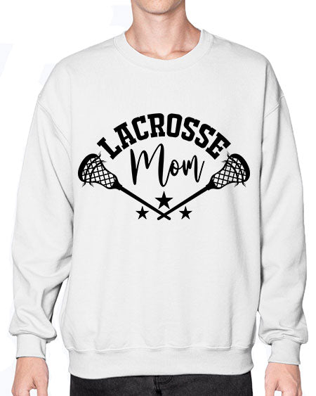 lacrosse mom 9# - lacrosse- Sweatshirt - Crew