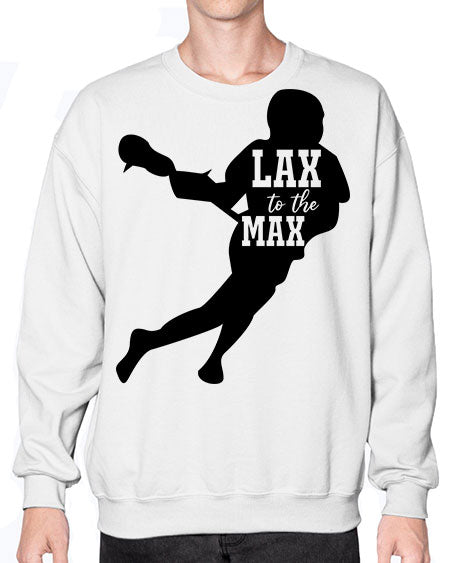 lax to the max 2# - lacrosse- Sweatshirt - Crew