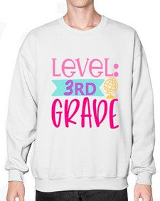 level third grade one hundred 465# - third grade- Sweatshirt - Crew