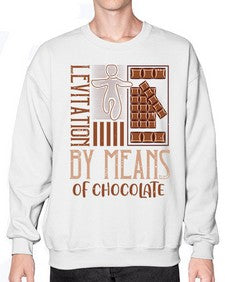 levitation by means of chocolate 307# - chocolate- Sweatshirt - Crew
