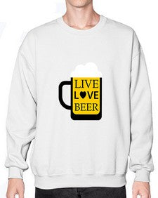 live love beer 1339# - beer- Sweatshirt - Crew