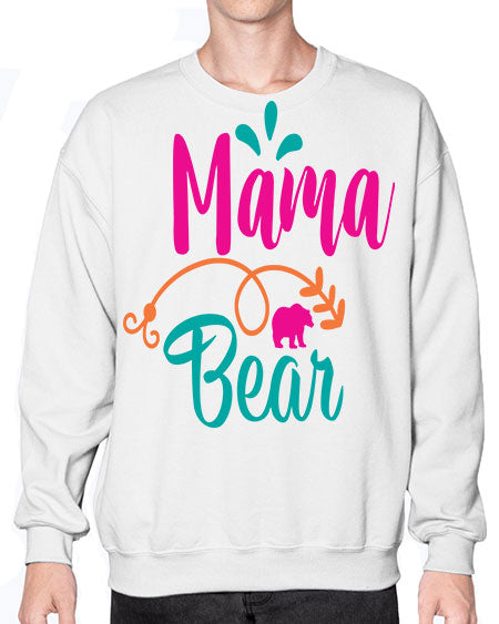 mama bear 183# - bears - animals- Sweatshirt - Crew