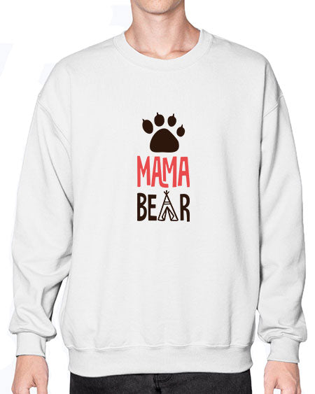 mama bear png 187# - bears - animals- Sweatshirt - Crew