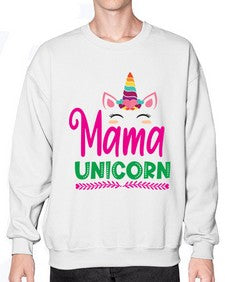 mama unicorn 291# - unicorn- Sweatshirt - Crew