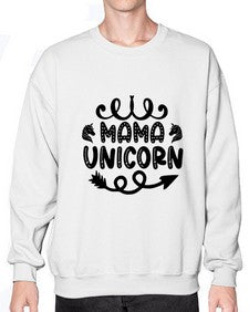 mama unicorn 300# - unicorn- Sweatshirt - Crew