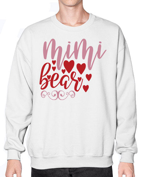 mimi bear 189# - bears - animals- Sweatshirt - Crew