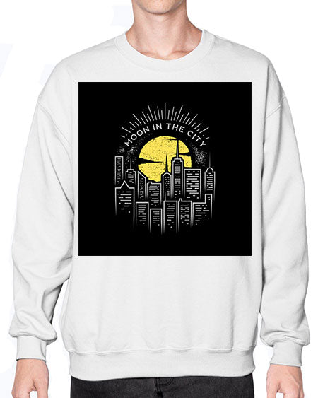 mooninthecity 2# - moon- Sweatshirt - Crew