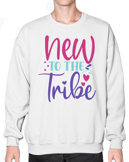 new to the tribe Style 163# - baby- Sweatshirt - Crew
