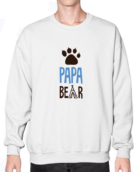 papa bear png 223# - bears - animals- Sweatshirt - Crew