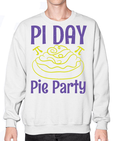 pi day pie party 38# - pi- Sweatshirt - Crew