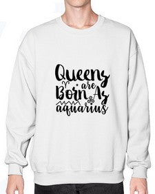 queens Are Born As Aquarius 383# - aquarius- Sweatshirt - Crew