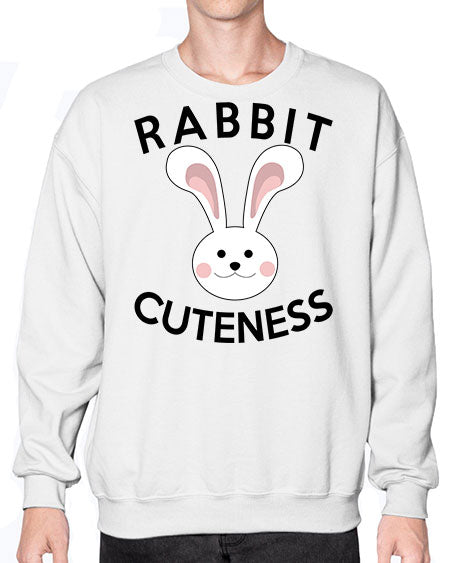rabbit cuteness - rabbit- Sweatshirt - Crew