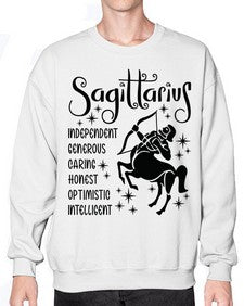 sagittarius 397# - sagittarius- Sweatshirt - Crew