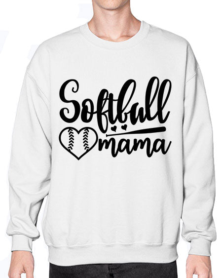 softball mama 2274# - softball- Sweatshirt - Crew