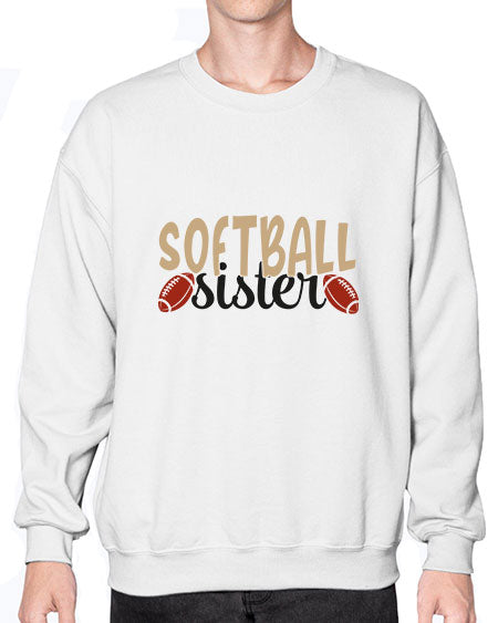 softball sister 2272# - softball- Sweatshirt - Crew