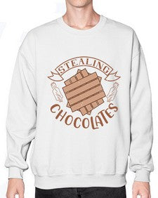 stealing chocolates 407# - chocolate- Sweatshirt - Crew