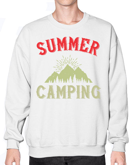 summer camping  82# - summer- Sweatshirt - Crew