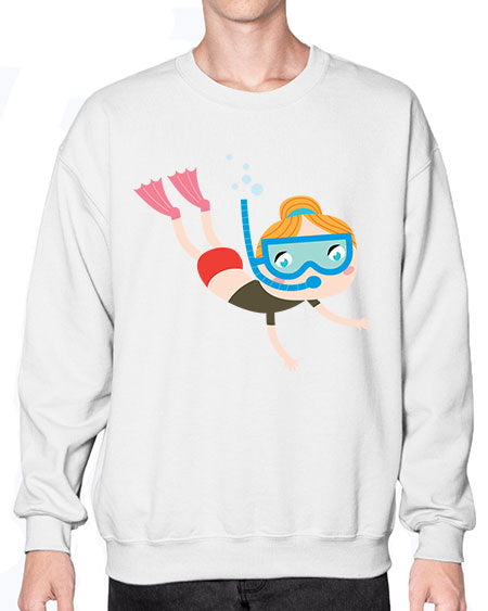 summer characters 61# - summer- Sweatshirt - Crew
