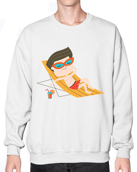 summer characters 62# - summer- Sweatshirt - Crew