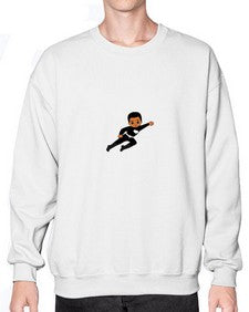super kid 7# - black boys or men- Sweatshirt - Crew