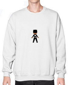 super kid 8# - black boys or men- Sweatshirt - Crew