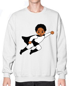 super kids girl 1# - black girls or women- Sweatshirt - Crew