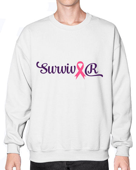 survivor 251# - breast cancer- Sweatshirt - Crew
