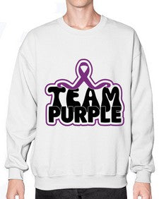 team purple 216# - alzheimers- Sweatshirt - Crew