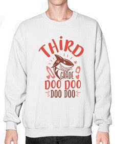 third grade doo doo 954# - third grade- Sweatshirt - Crew