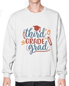 third grade grad 959# - third grade- Sweatshirt - Crew