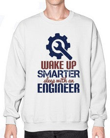 wake up smarter sleep with an engineer Style 459# - engineer- Sweatshirt - Crew