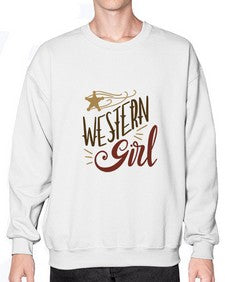 western girl 1244# - western- Sweatshirt - Crew