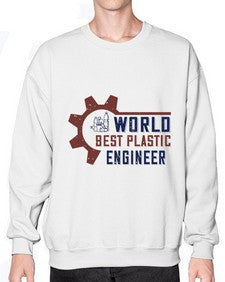 world best plastic engineer Style 477# - engineer- Sweatshirt - Crew