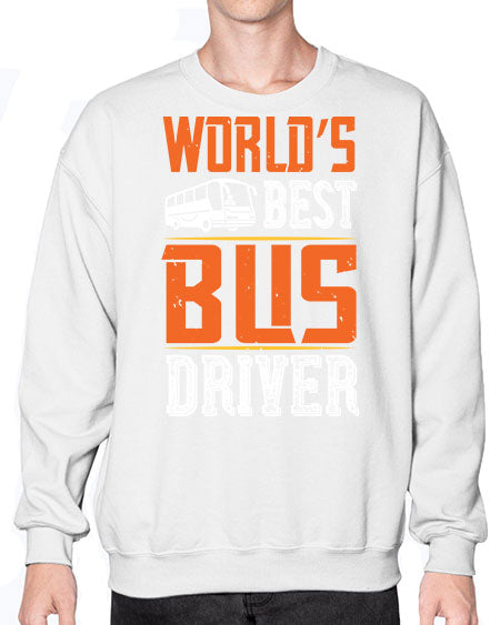 worlds best bus driver Style 1668# - Bus Driver- Sweatshirt - Crew