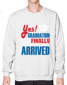 yes graduation has finally 1015# - graduation- Sweatshirt - Crew